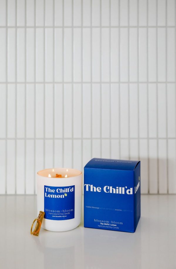The Chill'd Lemon XL Candle by Blossom & Bloom - Image 3