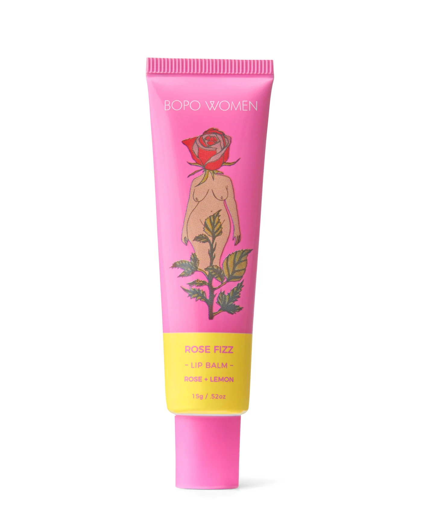Rose Fizz Lip Balm by Bopo Women